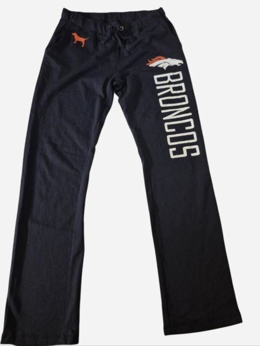 VS PINK Denver Broncos Navy Blue Sweatpants Size M